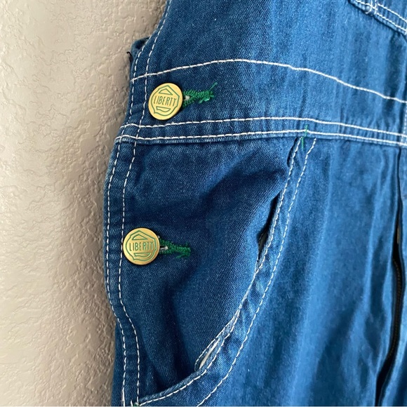 Liberty denim bib overalls 34 x30 - Picture 3 of 9